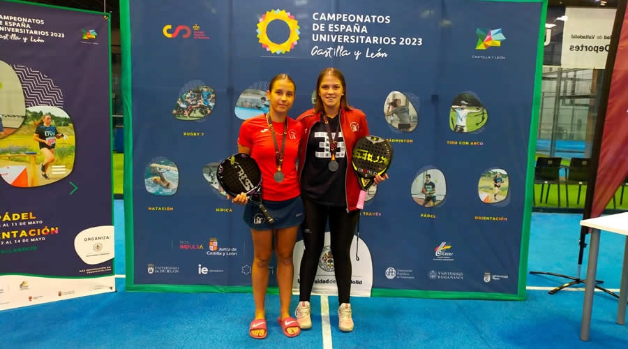 Plata en los CEU de Pádel femenino