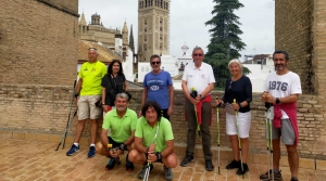 Culminan las actividades de Nordic Walking en el CDU Los Bermejales