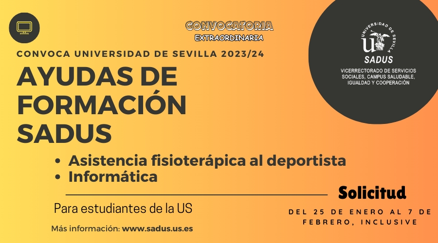 Convocatoria extraordinaria de Formación en Asistencia Fisioterápica e Informática