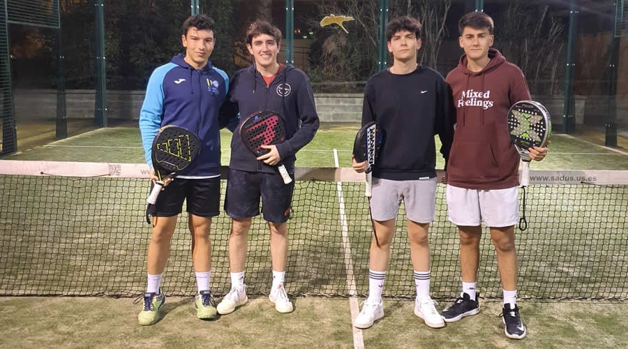 La pareja Milla – Quesada campeona del I Torneo Universitario de Pádel